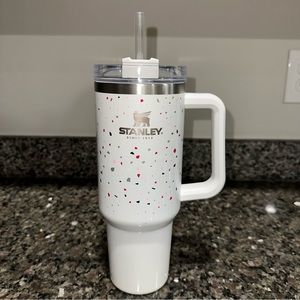 Limited Edition Target White Confetti 40 oz Stanley Tumbler